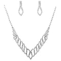 Shimmering Torchlight Outline Necklace Set Silver-Clear One 24661805_22934eb1-be1e-4de0-9582-72009fc17fb8