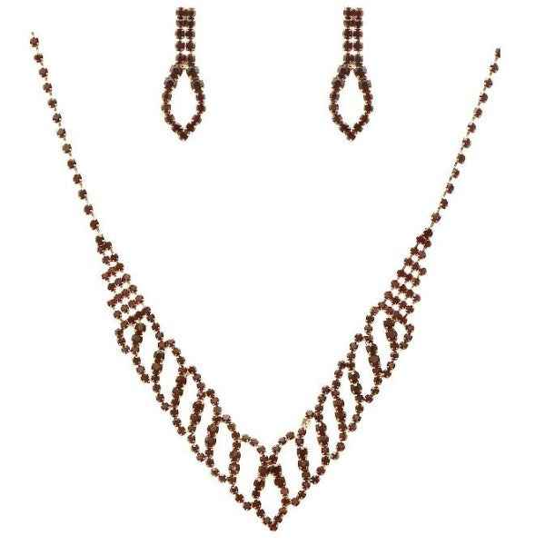 Shimmering Torchlight Outline Necklace Set Gold-Burgundy One 24661805_d05cc6d9-e5a6-4019-90f1-d2b6cd67322a