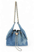 Quilted Denim Fashion Shoulder Bag Dark Blue O S 24694633_1e8796a2-1dde-497e-9888-90460e401b57