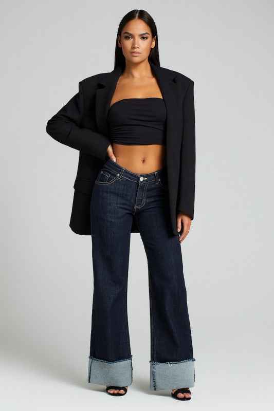 Gary Low Rise Jean in Rinse Wash Dark Blue- Short Inseam 30 24730716_c58b7abf-57e9-4770-929e-c169bbc44e60