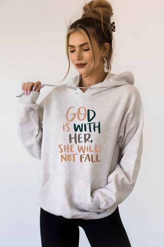 God With Her She Will Not Fall Graphic Sweatshirt Ash 24738908_06cf6e15-4dec-49c5-bd1c-14c54961680d