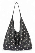 Shiny Studs Oversize Hobo Bag Black O S 24746053_854f7aef-3763-4699-b81a-2c49d02e8abd