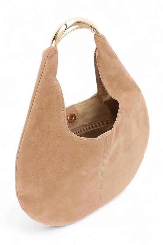 Faux Suede Structured Hobo Bag 24746106_9424fd60-113d-4b18-a017-7609321082d7