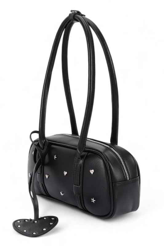 Top Handle Star And Heart Studded Boxy Bag 24762947_2d56b92b-5495-44ec-818c-c403718acd8f