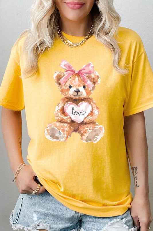 Teddy Bear Valentine Graphic Heavy Cotton Tee DAISY 24771900_a85d4c2c-374b-43dd-96e9-30d246e73485