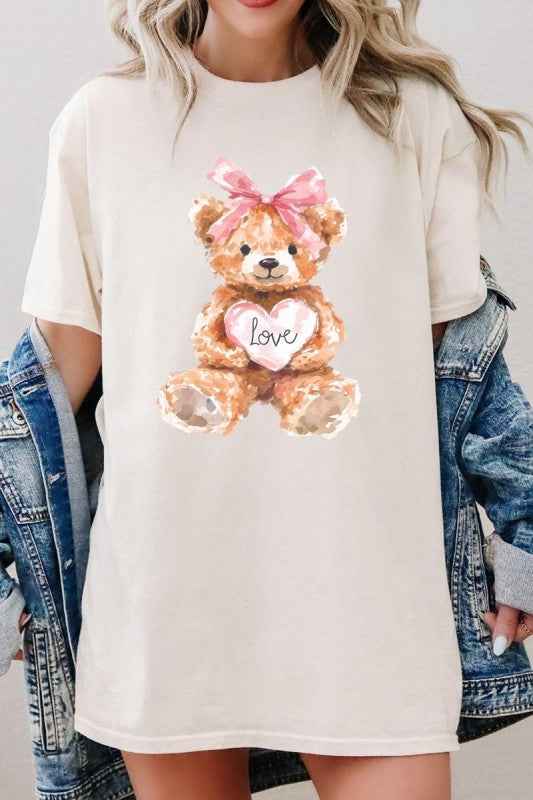 Teddy Bear Valentine Graphic Heavy Cotton Tee NATURAL 24771900_a9d11ddb-8162-493f-babf-19270eed0c12
