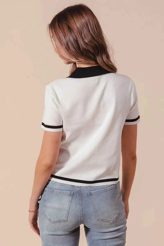 SO ME Button Down Knitted Sweater Shirt Top 247fbf3c0271429b9442aad5ead16ba7-Max-Origin