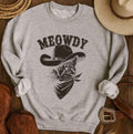 MEOWDY Western Cat Graphic Sweatshirt ASH 24803378_739d4761-366d-4fde-91d9-51847541fd85