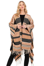Aztec Pattern Fringe Ruana Cardigan Warp Scarf Black O S 24810351_a91e43a2-238a-45d5-a5e7-925e85adf842