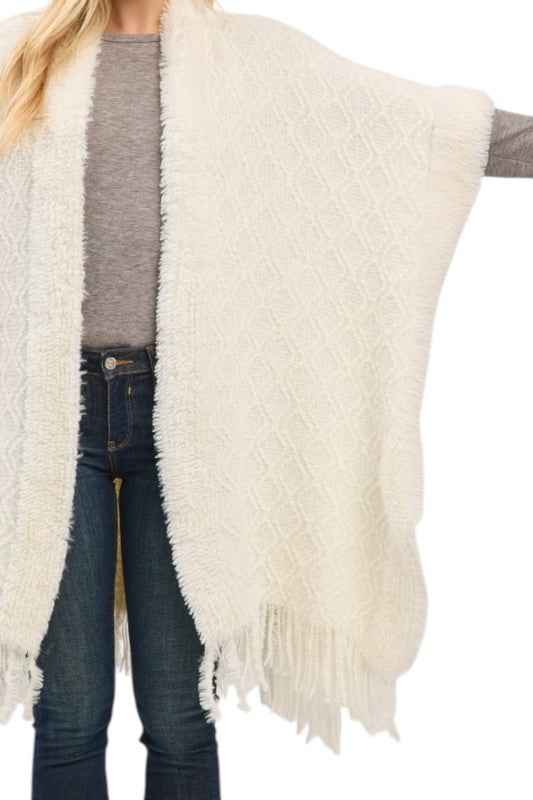 Soft Cozy Boucle Knit Fringe Shawl Scarf 24810420_3e5160e0-78bf-49d6-a134-90a67aaf216d