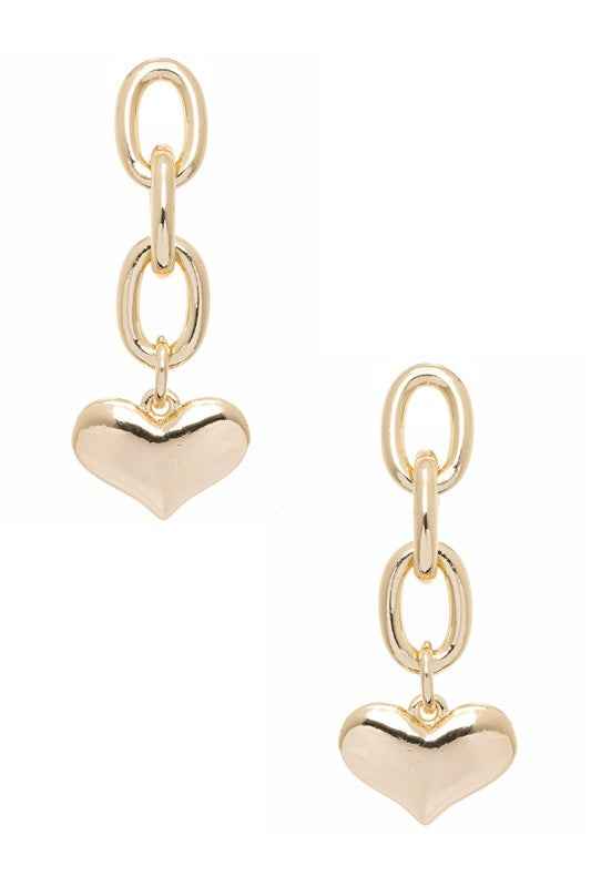 Chain Link Heart Drop Earrings Gold O S 24817409_d48c8ffc-1b60-413c-a895-9ddfcbec52e0