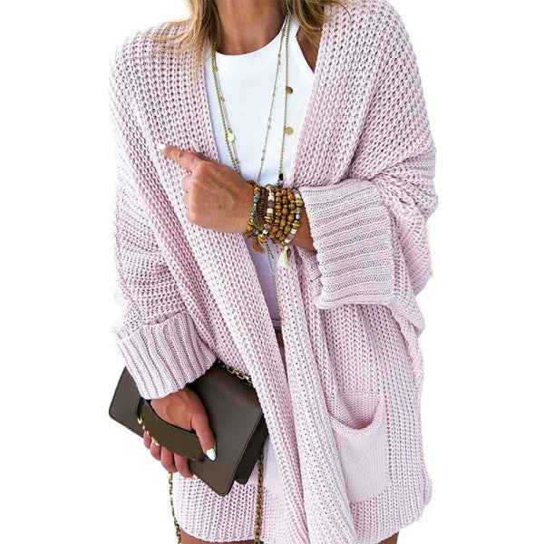 Oversized Fold Over Sleeve Open Front Cardigan 24864046_df5d9eed-0f9d-416a-9263-4fb7cfd3983d