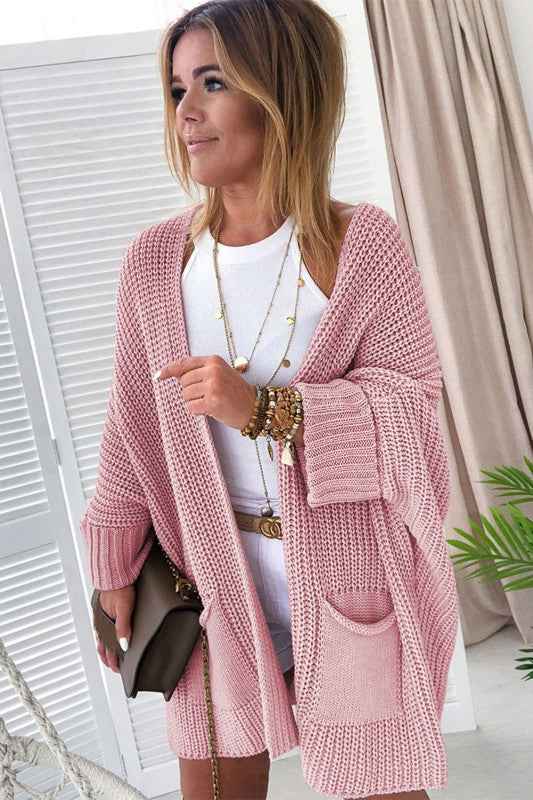 Oversized Fold Over Sleeve Open Front Cardigan 24864046_fbb1c891-ebf9-45ce-ab79-8d68be28c851
