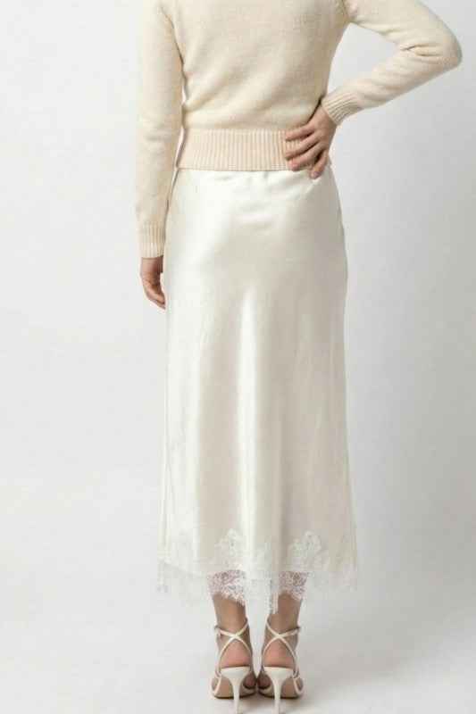Satin Midi Skirt with Lace Trim 24869229_08ae9d94-1498-47fd-ae5c-16215abd1fd1