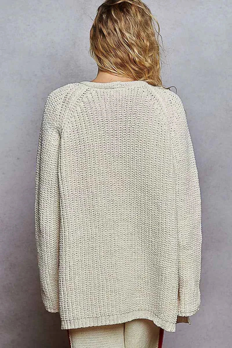 POL Open Front Knit Cardigan with Front Pocket 248c048b-890a-4667-8f74-acbfe818efe3-Max-Origin