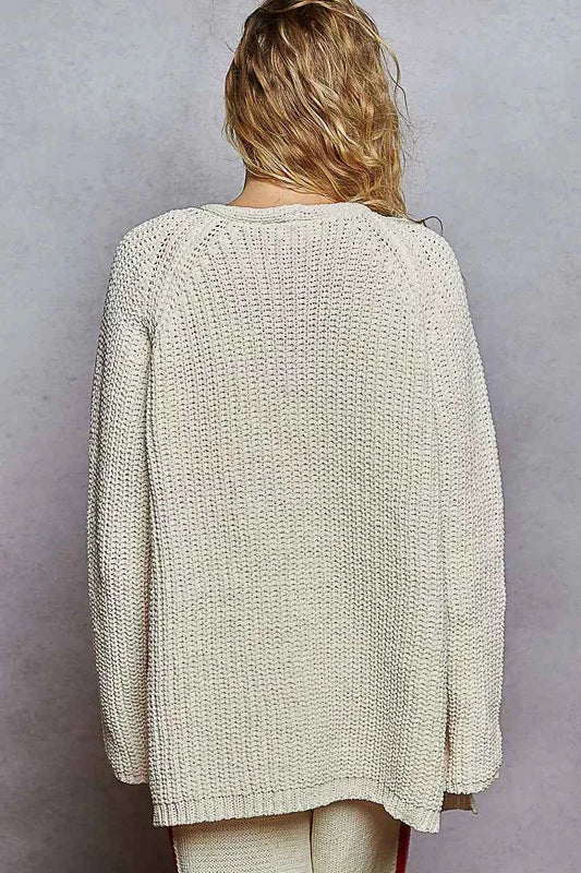 Open Front Knit Cardigan with Front Pocket 248c048b-890a-4667-8f74-acbfe818efe3-Max-Origin
