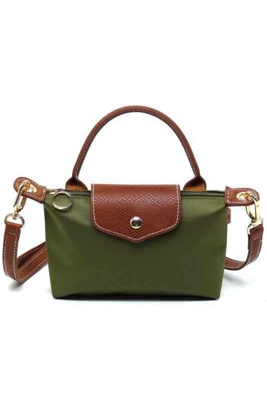 Nylon Flap Crossbody Bag OLIVE one 24904797_44e8b1c1-ed8b-423f-879a-4df25e098648