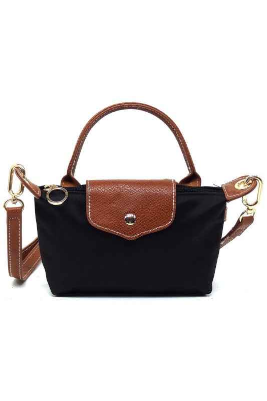 Nylon Flap Crossbody Bag BLACK one 24904797_4aac0b84-8b52-471a-9860-2ec8e8299b00