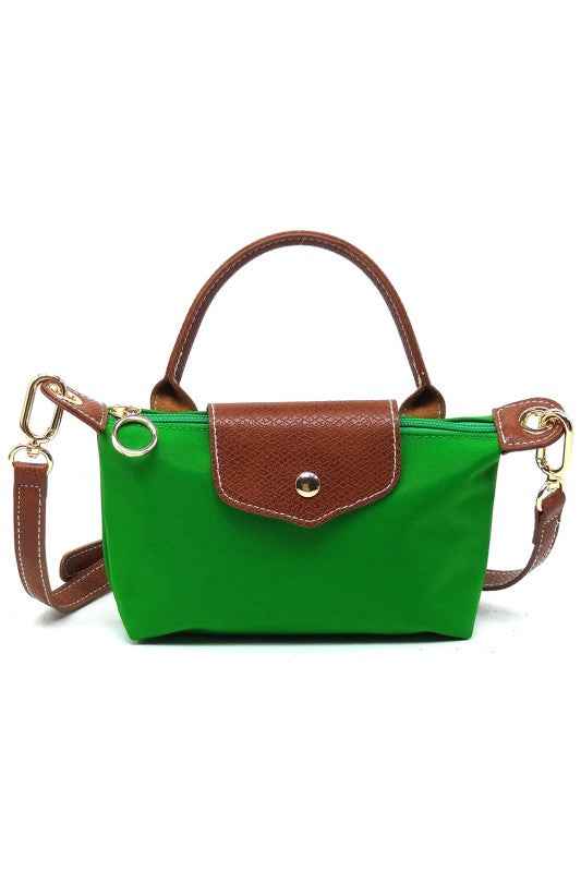 Nylon Flap Crossbody Bag KELLY GREEN one 24904797_935f8b5d-36b3-4768-b474-5b52feff7b42
