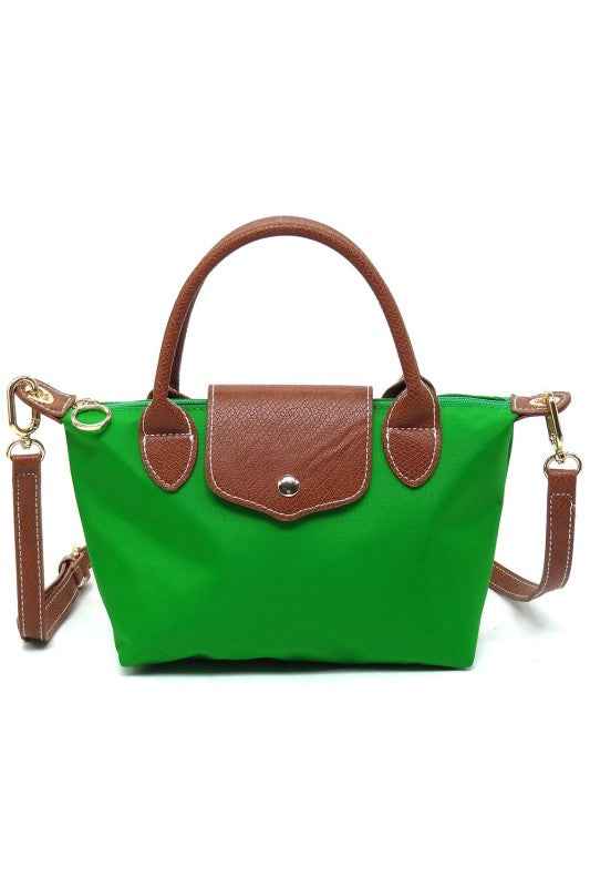Nylon Flap Satchel Crossbody Bag KELLY GREEN one 24904871_3ed1a0a1-0acd-49fe-9f98-bb703c92e91c