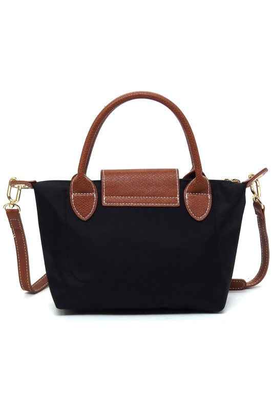 Nylon Flap Satchel Crossbody Bag 24904871_75f2776d-5431-40c0-a311-18a3c48252ed