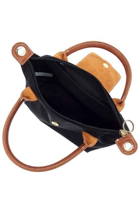 Nylon Flap Satchel Crossbody Bag 24904871_c09d3dcd-7422-49a8-b5bd-848af9bae9a5