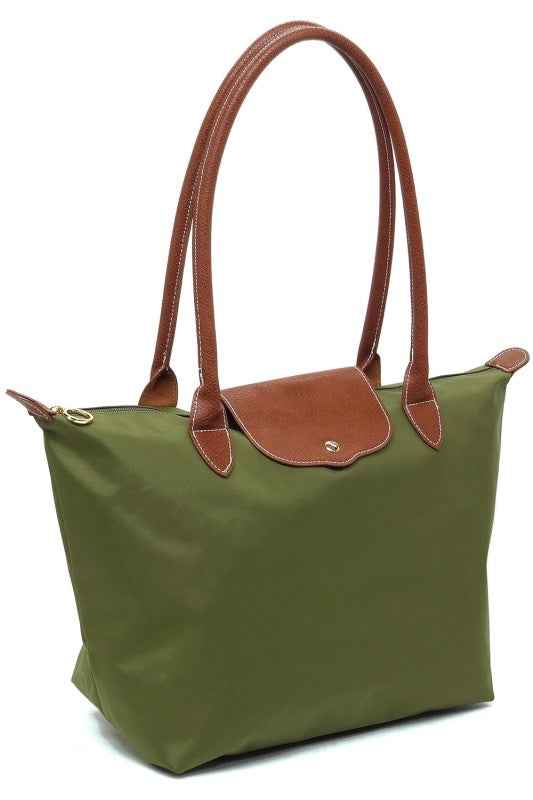 Nylon Flap Tote Bag 24904901_1b1194fe-6a3a-4311-8f63-d7f52a2f651a