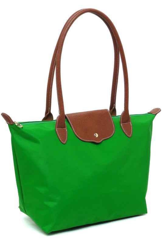 Nylon Flap Tote Bag 24904901_3dc8b9f5-da75-4c16-902e-28e959d4aa87