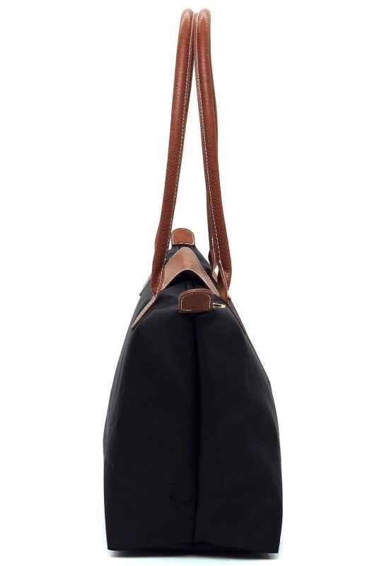 Nylon Flap Tote Bag 24904901_3e9d4781-13f8-4082-a924-0cf456752aca