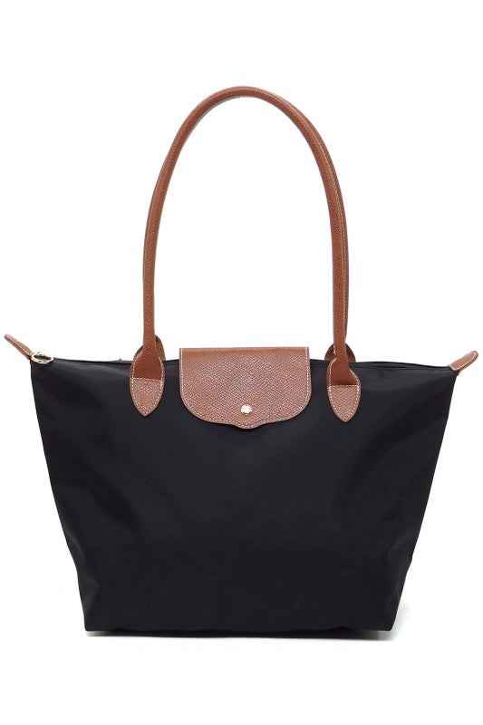 Nylon Flap Tote Bag BLACK one 24904901_511ae772-3e91-4f2c-a891-486ad0b36dcb