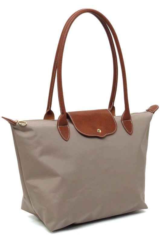 Nylon Flap Tote Bag 24904901_8a5e4c96-4758-4ada-9200-3f5fd3b23e66