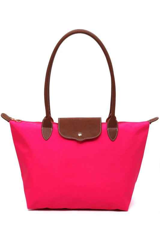 Nylon Flap Tote Bag FUCHSIA one 24904901_8dbc90bc-e978-4c8e-aaea-e5eb5fb0edb0