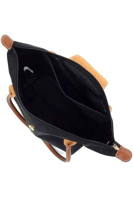 Nylon Flap Tote Bag 24904901_9d1ff3a3-c7b2-4081-87ef-62d328dbed08