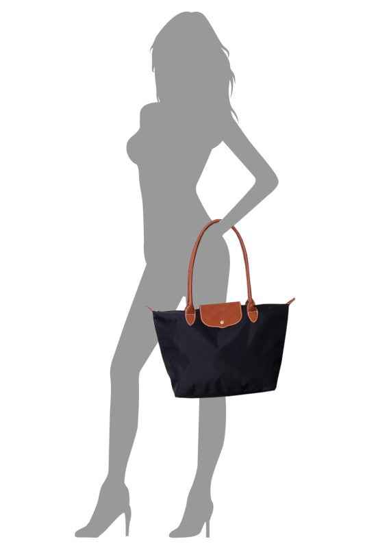 Nylon Flap Tote Bag 24904901_a33dd9f0-8db9-4cab-92ec-6d997cc22681