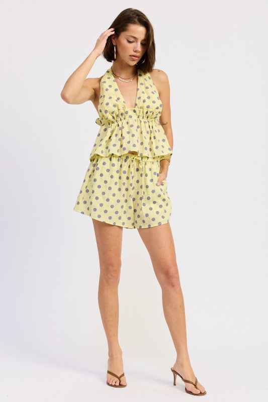 TIE BACK HALTER TOP WITH RUFFLE DETAIL 24913799_d556c53f-c8aa-4770-8c14-e0e092b28778