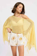 FRINGE HEM PONCHO TOP OFF WHITE 24913805_8439def4-997e-4929-9150-68af817a337a