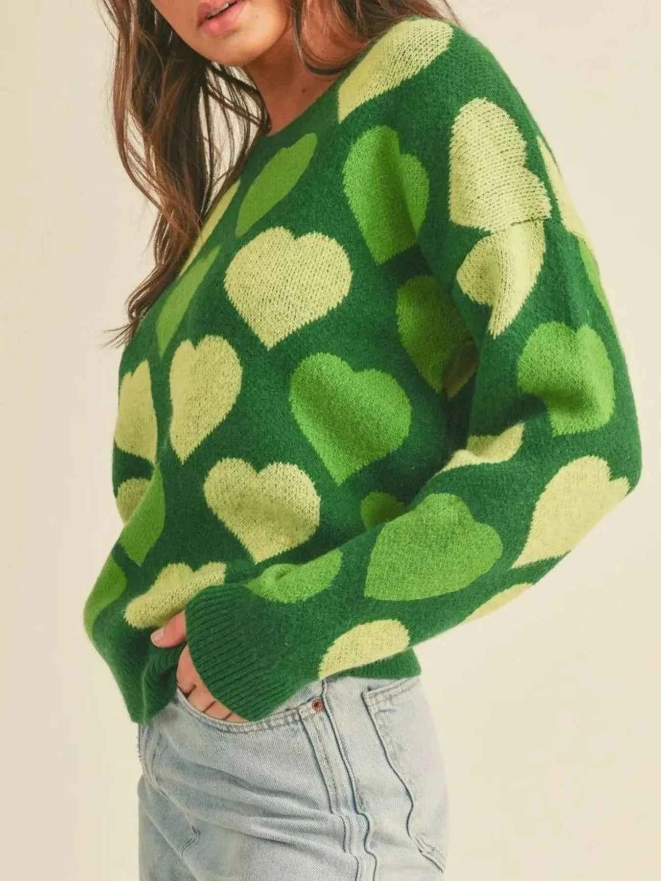 Heart Ribbed Hem Long Sleeve Sweater 2491f792-dca4-4477-acc2-466a36ab5c9b-Max-Origin