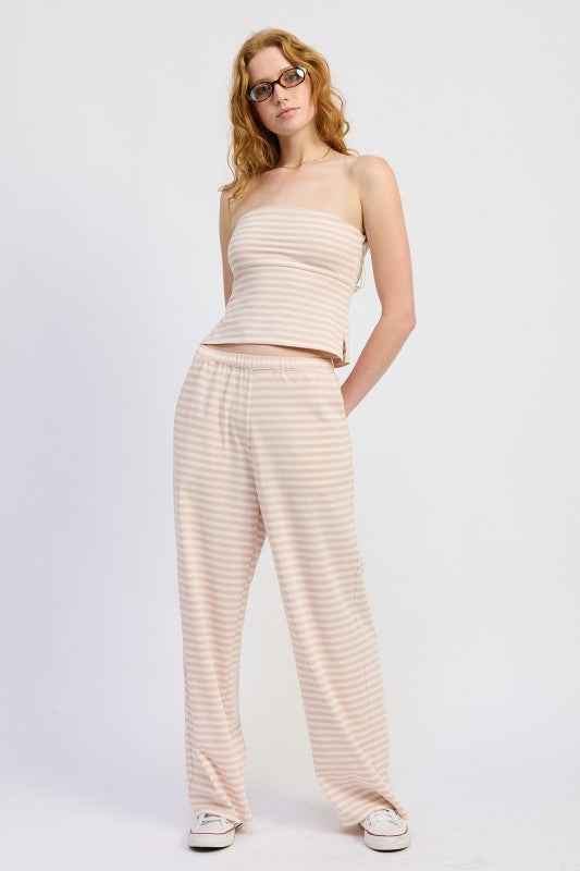 STRIPED JERSEY KNIT TUBE TOP 24996221_dbd80435-0e30-4b0c-aeb0-e350b8c42b75