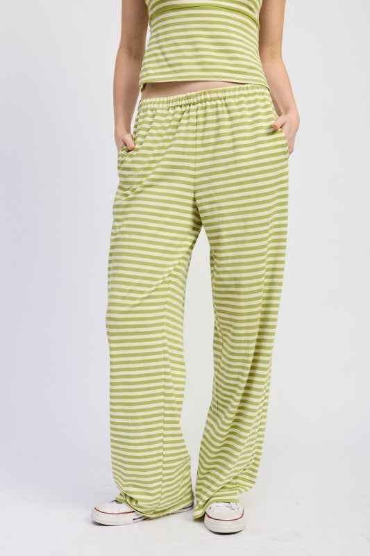 STRIPED PANTS WITH ELASTIC WAISTBAND 24996222_195ee689-d601-46ea-afd2-78d45b0d2882