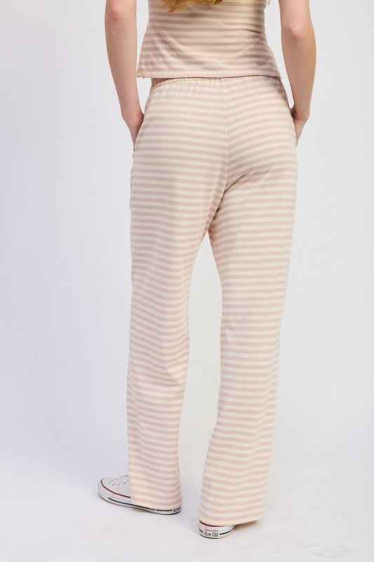 STRIPED PANTS WITH ELASTIC WAISTBAND 24996222_840872bf-ccd3-4c8d-8fe4-5cba3f54d4c2