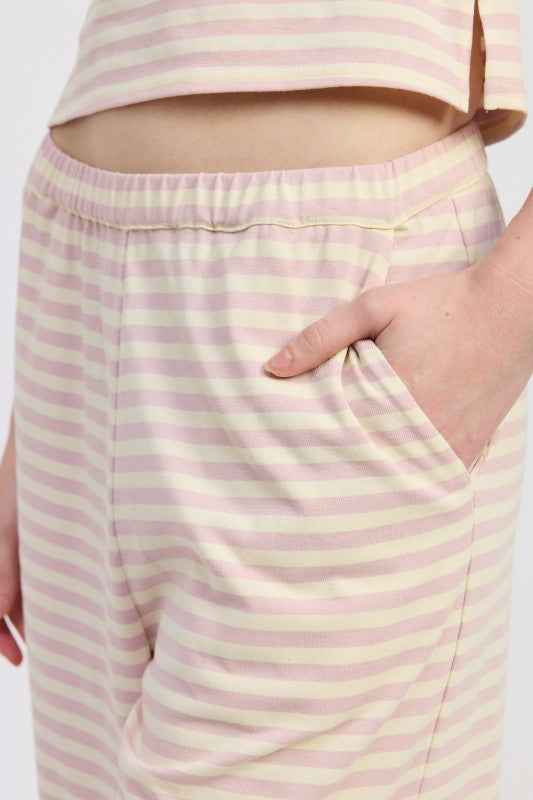 STRIPED PANTS WITH ELASTIC WAISTBAND 24996222_8cefcf98-2193-4440-b732-512695ad843d