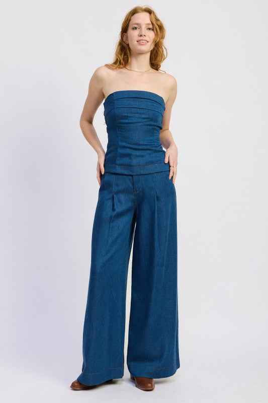 DENIM TUBE TOP WITH TIE BACK 24996276_7cfe6cd1-76b0-4735-bac1-9dfbe9108a23