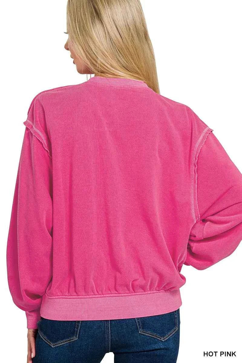 Soft Fleece Pigment Dye Round Neck Pullover 24ace36a4db94bfab1ecc44e2641b97c-Max-Origin
