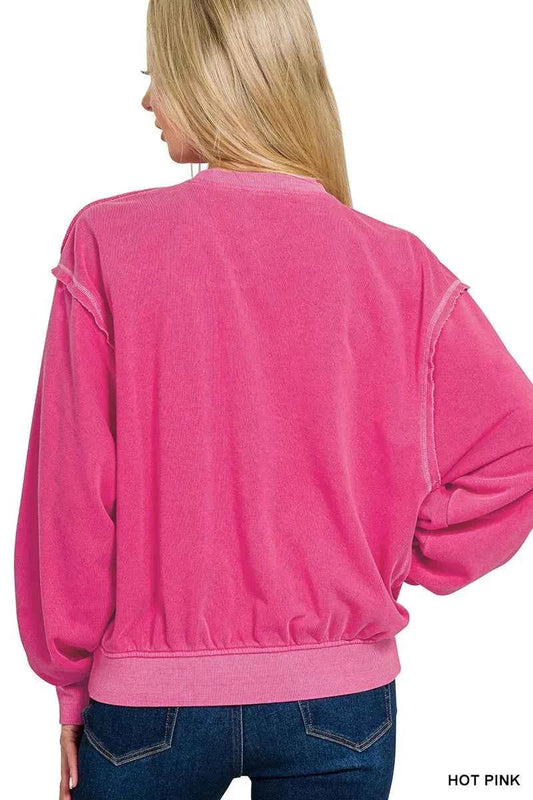 Soft Fleece Pigment Dye Round Neck Pullover 24ace36a4db94bfab1ecc44e2641b97c-Max-Origin