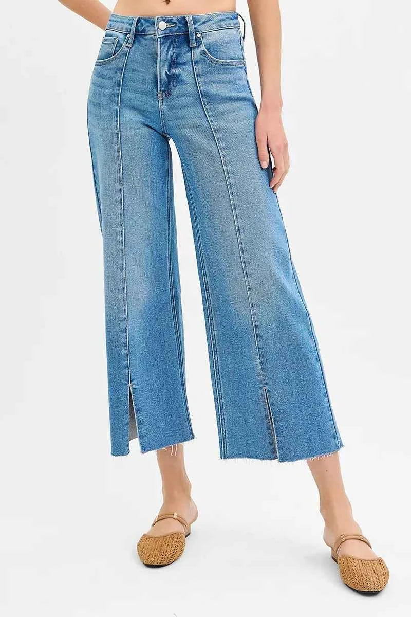 RISEN Tummy Control Mid Rise Crop Wide Front Slit Jeans 24bea232ee424985821648c6e19897c0-Max-Origin