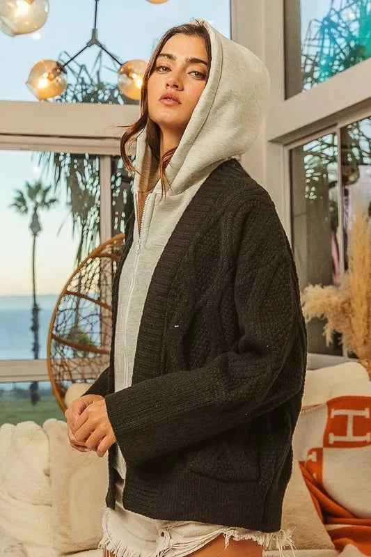 BiBi Knit Hoodie Rhombus Sweater Jacket 24f2e102-e767-4e4a-af07-130cc88f172c-Max-Origin