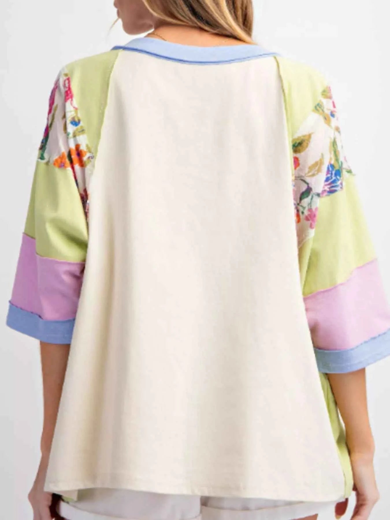 Striped Floral Long Sleeve T-Shirt 24fb8bc2-f4e9-47d4-a33e-a2199a5c1611-Max-Origin