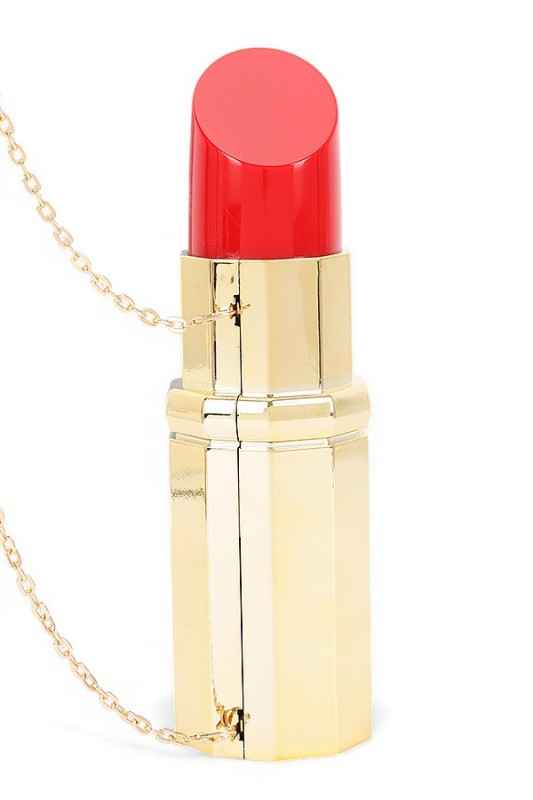 Lip Stick Metallic Acrylic Clutch Swing Bag Gold O S 25026898_fdacc499-e3ab-43bb-8afe-89744da8d67b