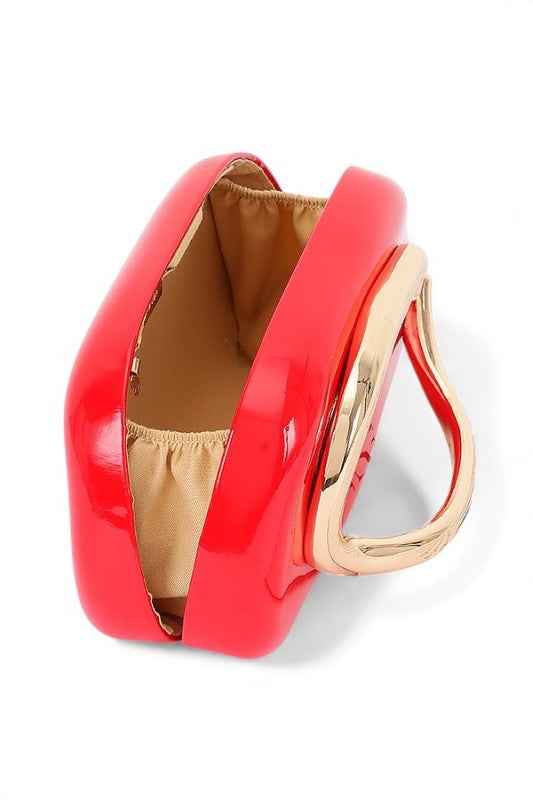 Acrylic Handle Iconic Patent Box Clutch 25029018_021f4bad-ade4-4d32-98bc-855f64b8f21c