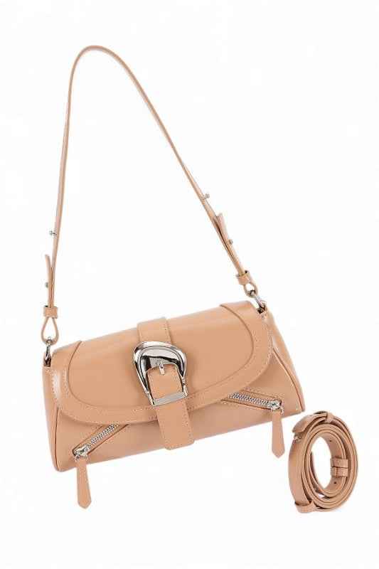 Y2K Convertible Buckle Shoulder Bag NUDE O S 25031818_6d0d0647-b2e0-493d-ad06-0142f3984501
